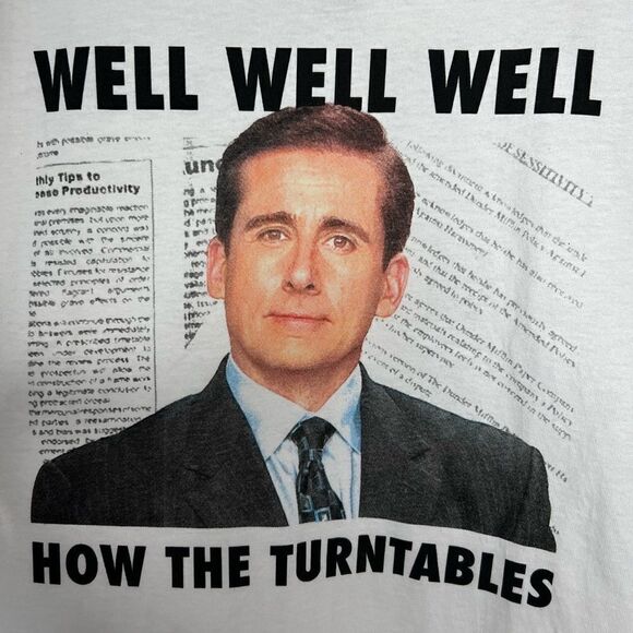 The Office How The Turntables Graphic Tee NWT M - Picture 2 of 4